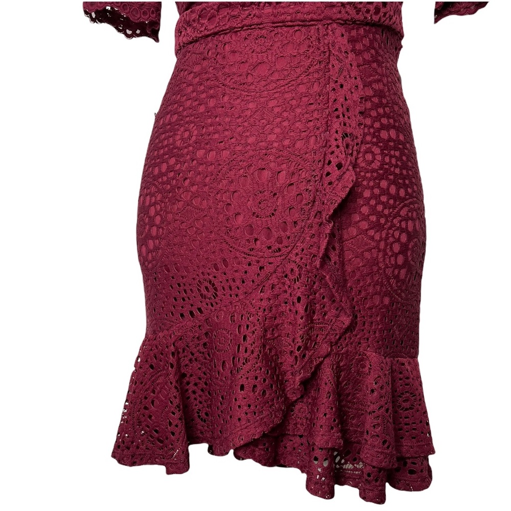City Vibe tie front wrap dress size 3 - Picture 5 of 11